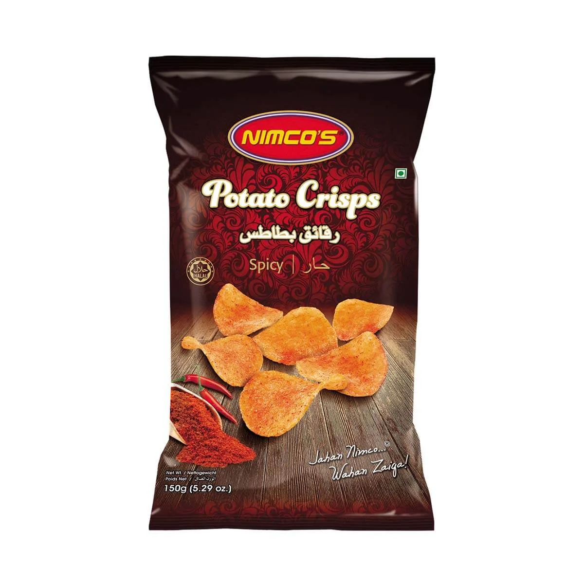 NIMCOS POTATO CRISPS 150GM