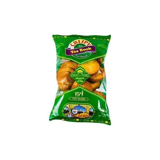 CRISPY TEA RUSK ROUND GREEN 200G