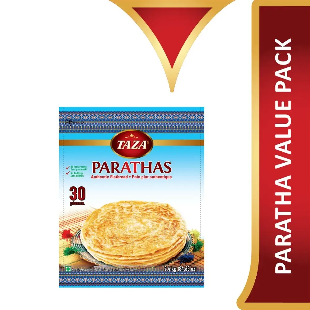 TAZA PARATHAS 30PC 2.4KG