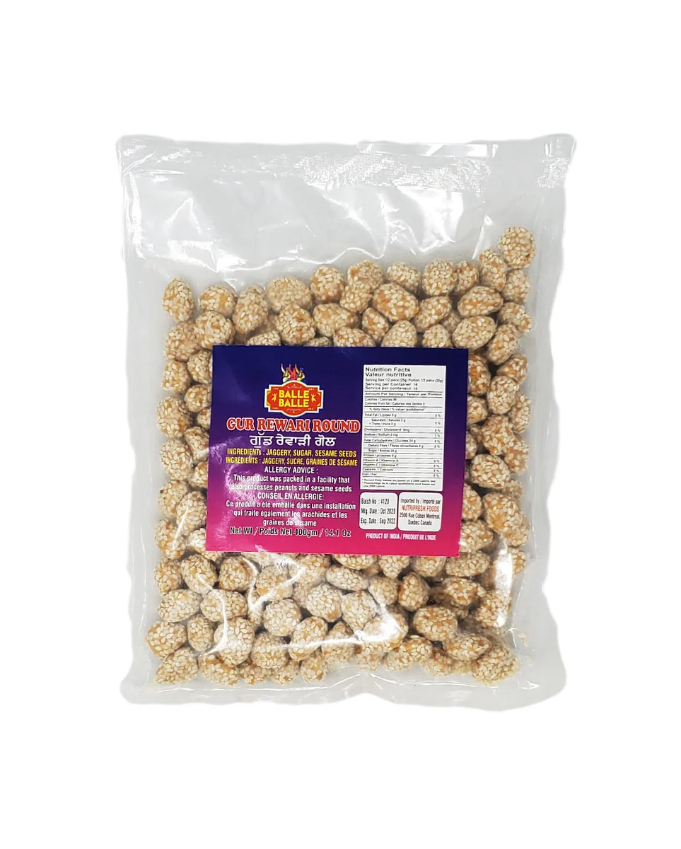 BALLE BALLE GUR REVDI 400GM