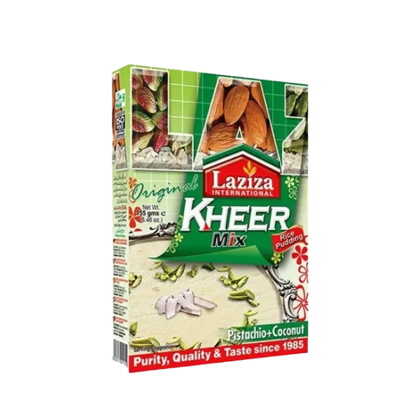 LAZIZA KHEER MIX PISTACHIO+COCONUT 155GM
