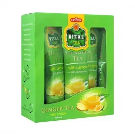 VITAL GINGER TEA WITH LEMON 80GM