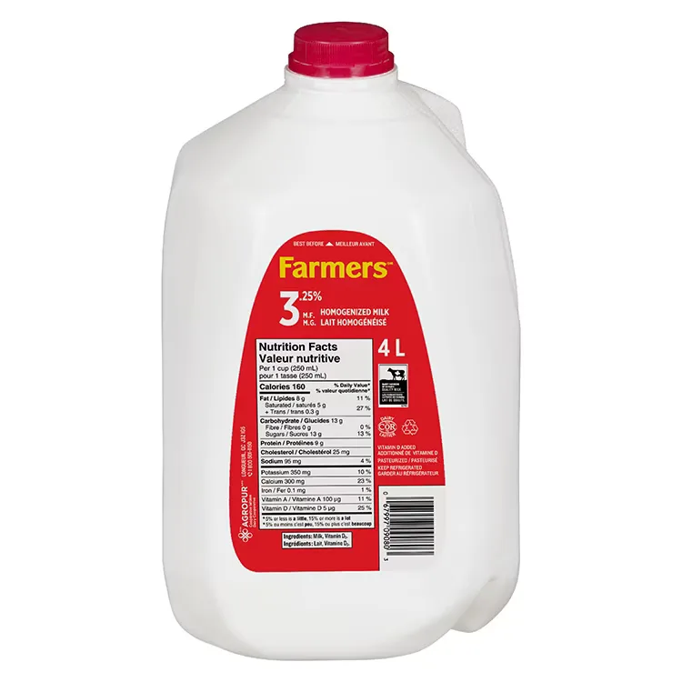 FARMERS MILK 4L