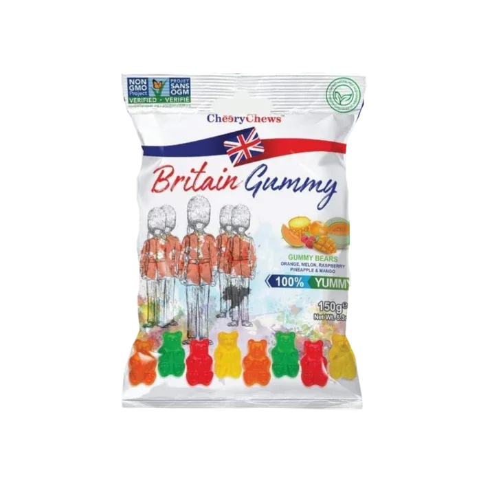 BRITAIN GUMMY ASSORTED 80GM