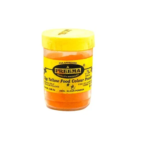 PREEMA EGG YELLOW FOOD COLOUR 25G