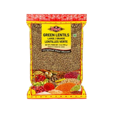 DESI GREEN LENTILS 2LB