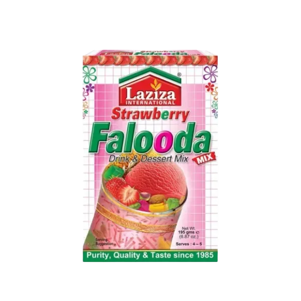 LAZIZA STRAWBERRY FALOODA 195GM