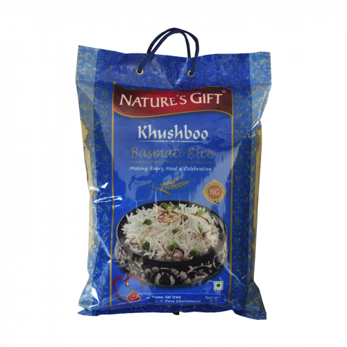 NATURES GIFT KHUSHBOO BASMATI RICE 10LB