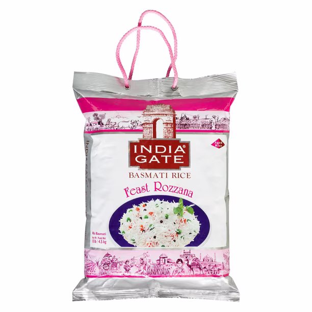 INDIA GATE ROZANA FEST BASMATI RICE 10LB