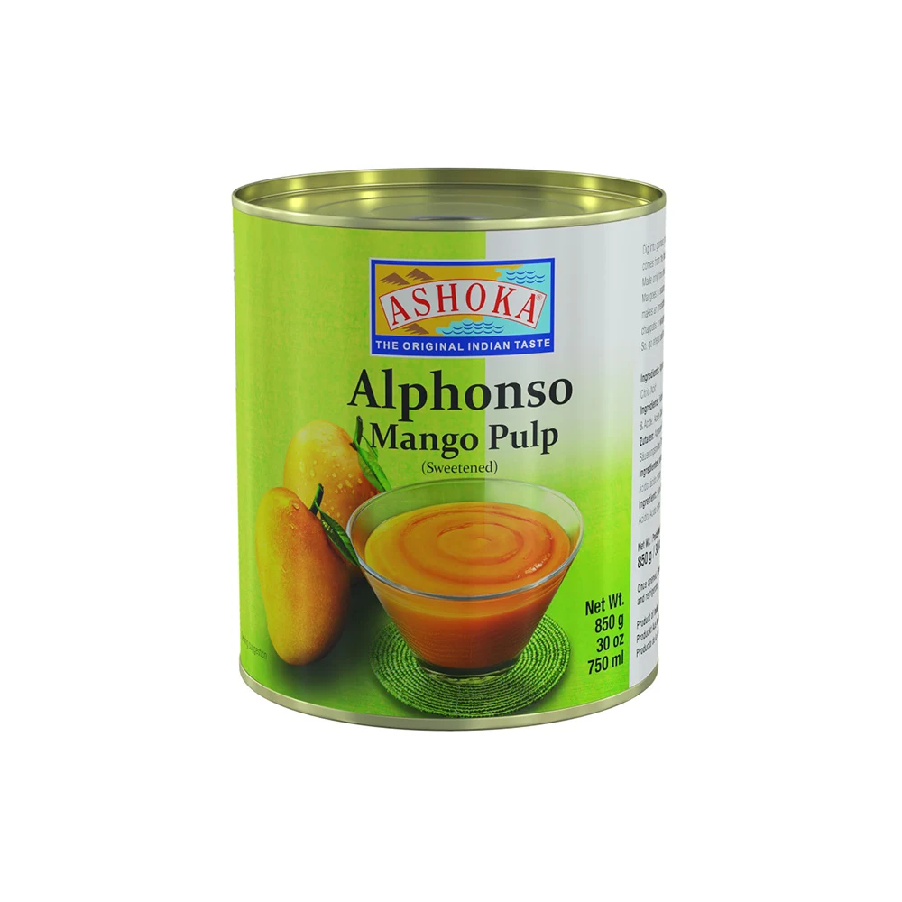ASHOKA ALPHONSO MANGO PULP 850GM