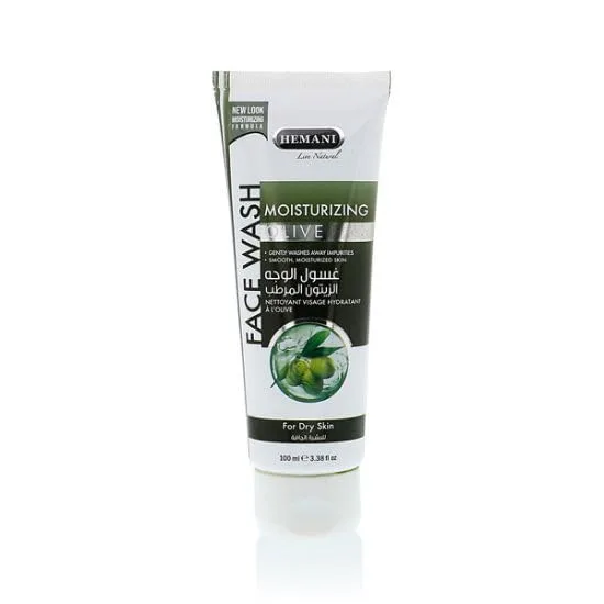 HEMANI MOISTURIZING OLIVE FACE WASH 100ML