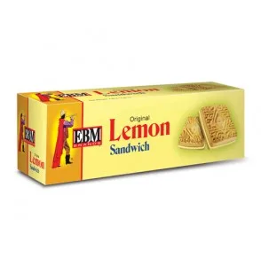 EBM LEMON SANDWICH BISCUIT 128GM