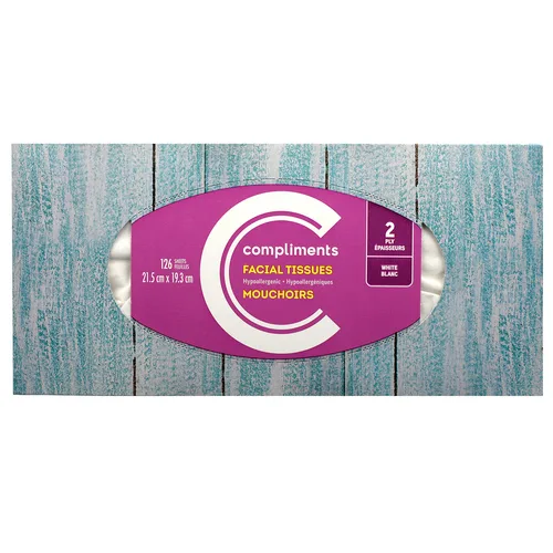 Comp Facial Tissue 2ply