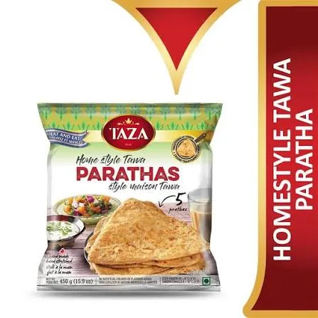 TAZA HOME STYLE TAWA PARATHAS 5PCS