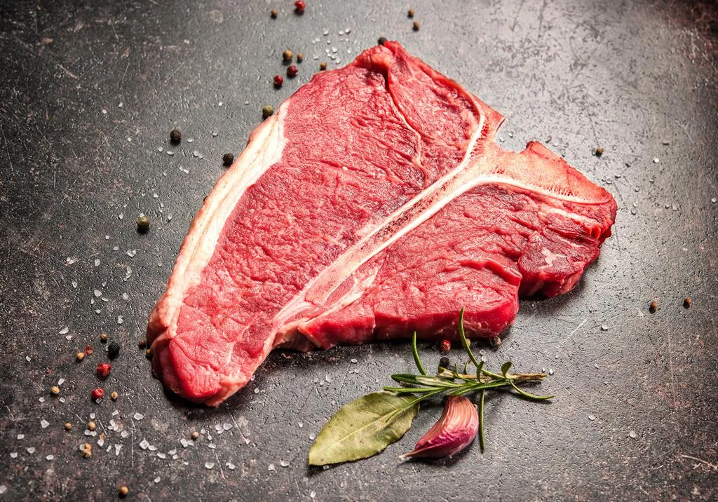 Steak — bone-in