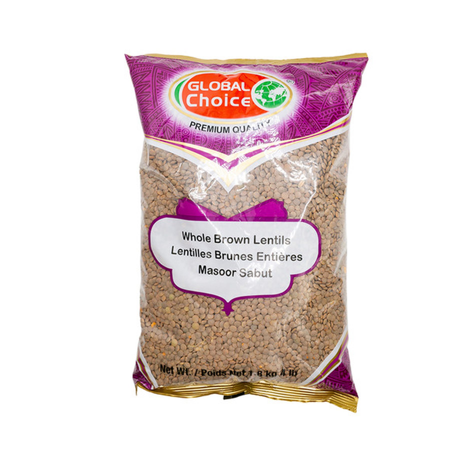GC BROWN LENTILS 4LB