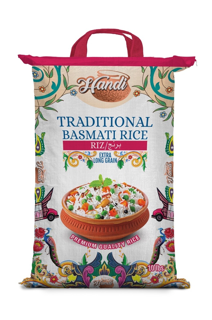 HANDI RICE TRADITIONAL BASMATI 10LBS