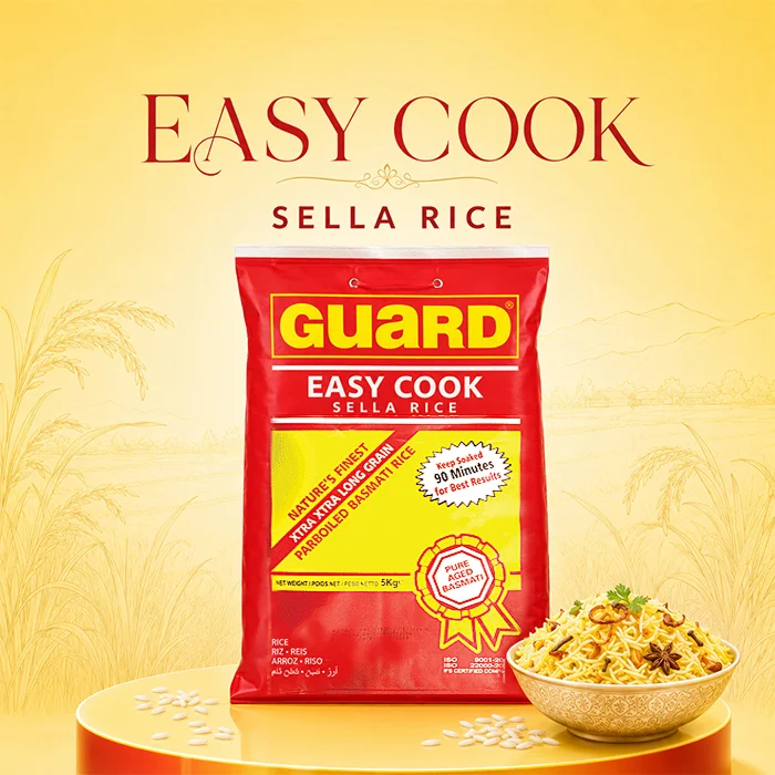 Guard Sella Parboiled Basmati Rice 40Lb