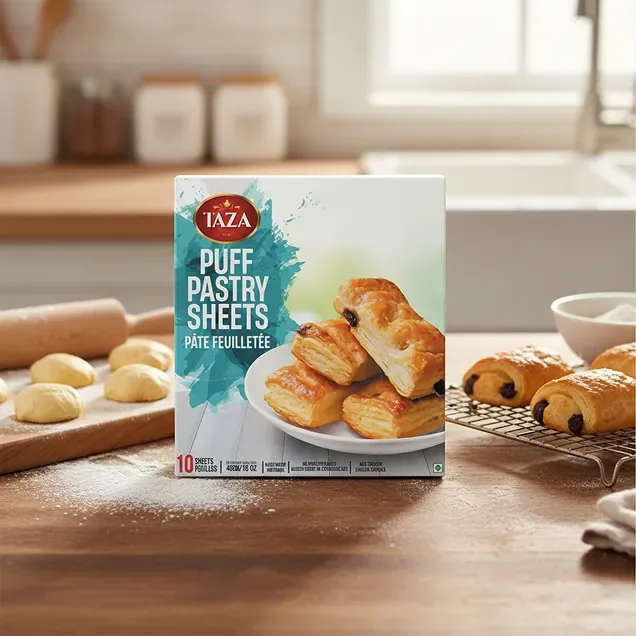TAZA PUFF PASTRY SHEETS 480GM