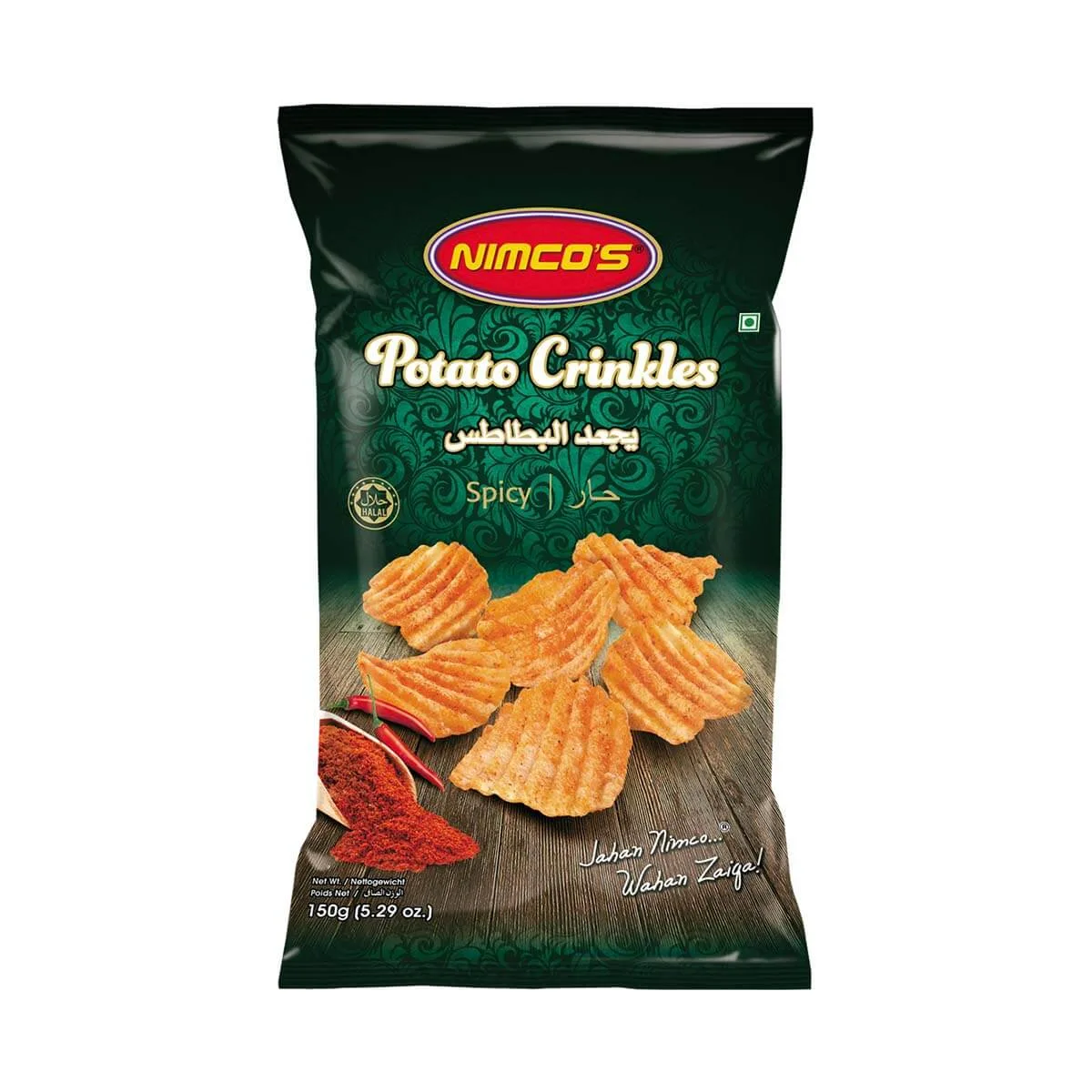 NIMCOS POTATO CRINKLES 150GM