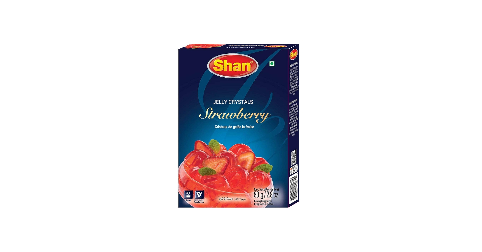 SHAN STRAWBERRY JELLY CRYSTALS 80G