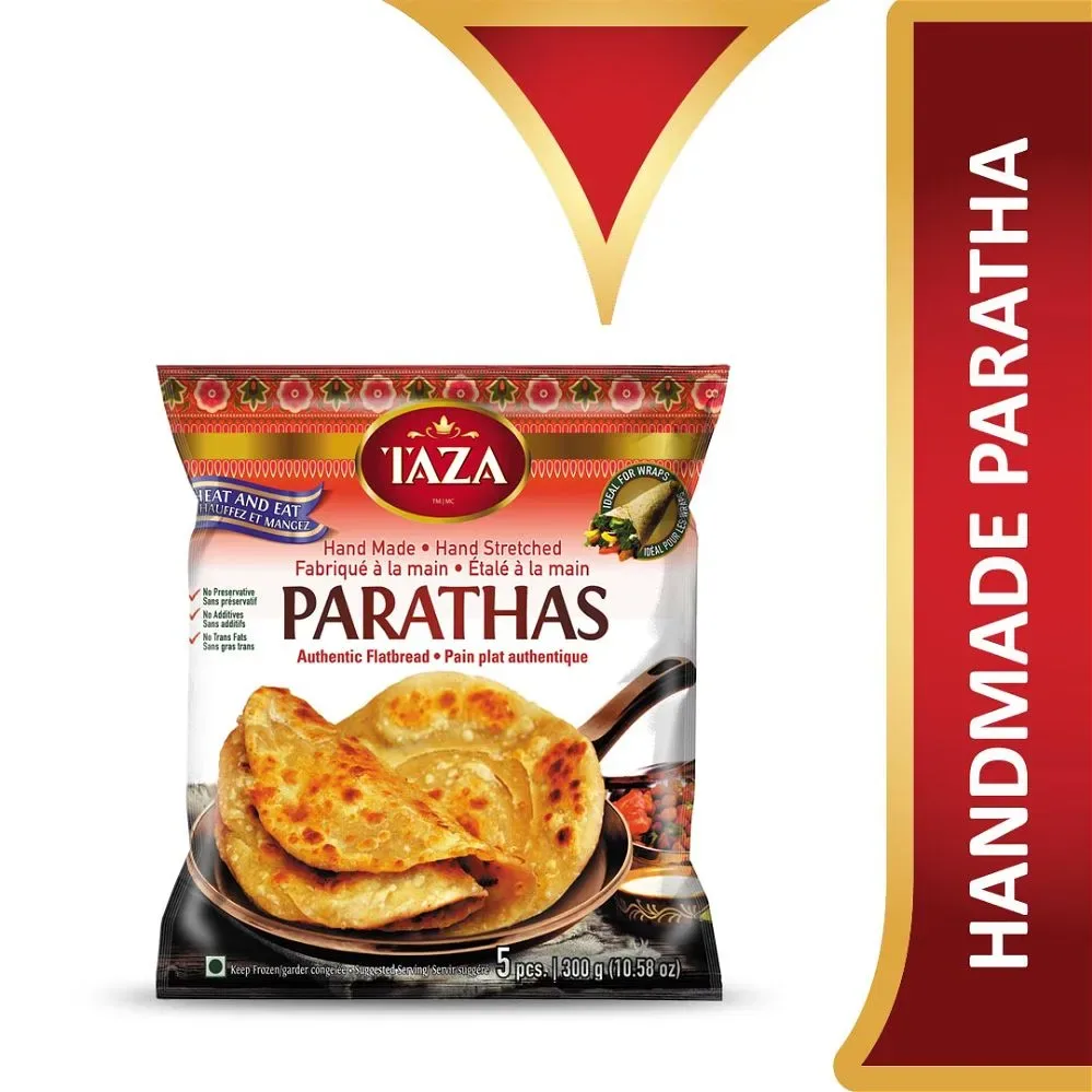 TAZA HAND MADE PARATHAS 5PCS