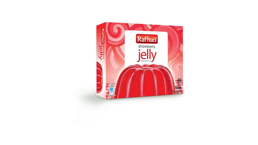 RAFHAN STRAWBERRY JELLY 80GM