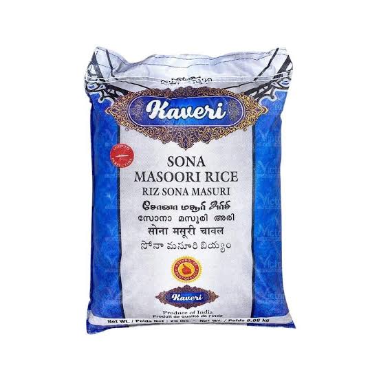 KAVERI SONA MASOORI RICE 20LB
